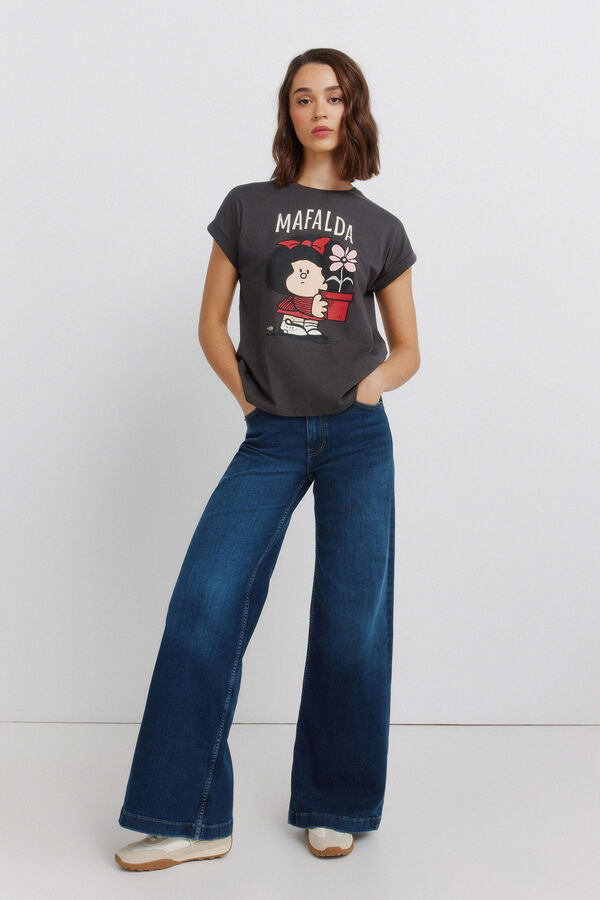Springfield T-shirt Mafalda grey