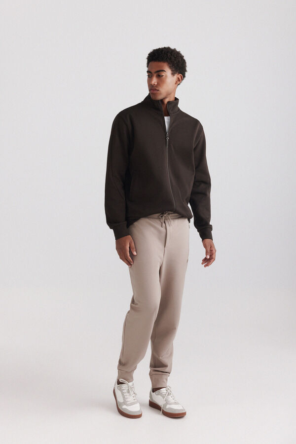 Springfield Technical fabric jogger nude