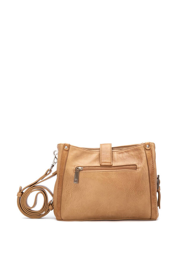 Refresh zip fastening crossbody bag brown