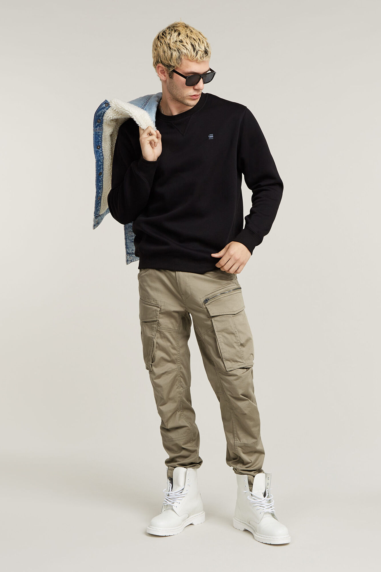 G-STAR Pantalones cargo Rovic Zip 3D. Corte Regular Tapered