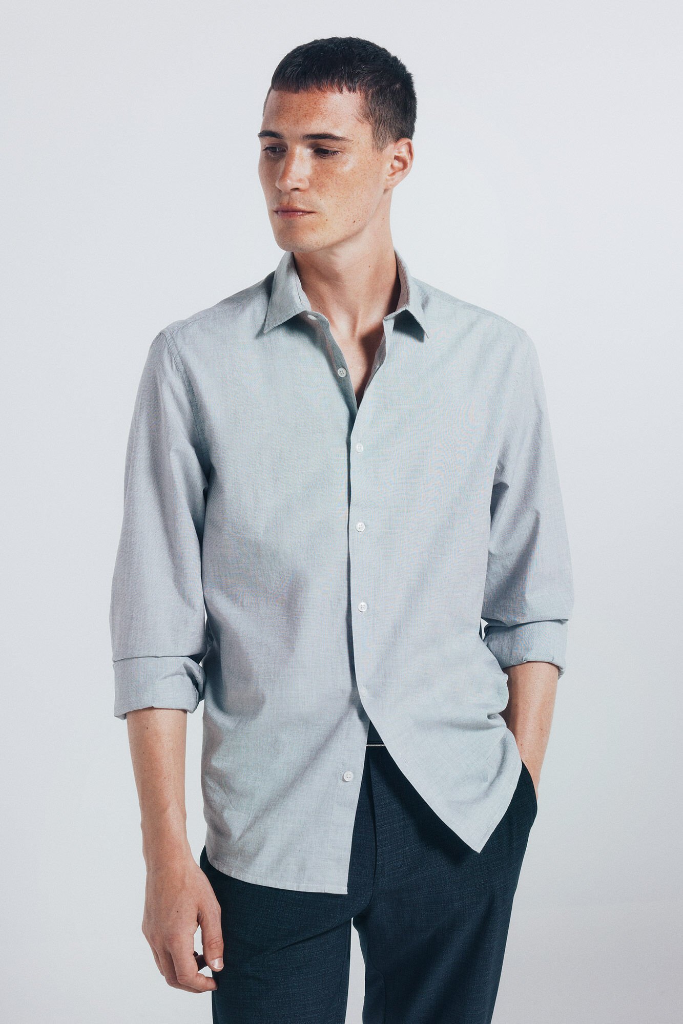 Springfield Cotton shirt with edging