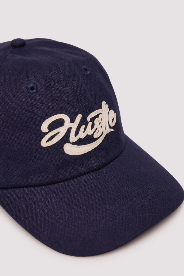 Springfield Front embroidered trucker cap blue