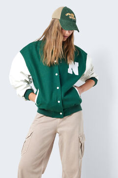 Springfield College style jacket green