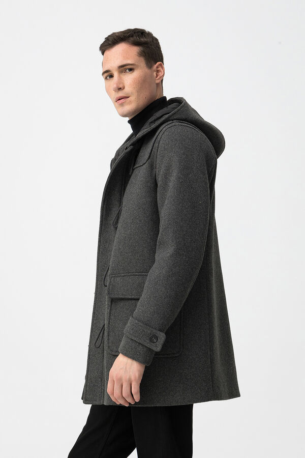 Tiffosi Abrigo con Capucha gris