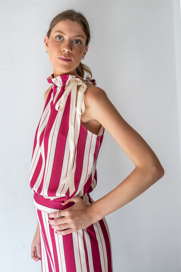 Cul Sac Neckholder-Top zum Binden Wei&szlig;