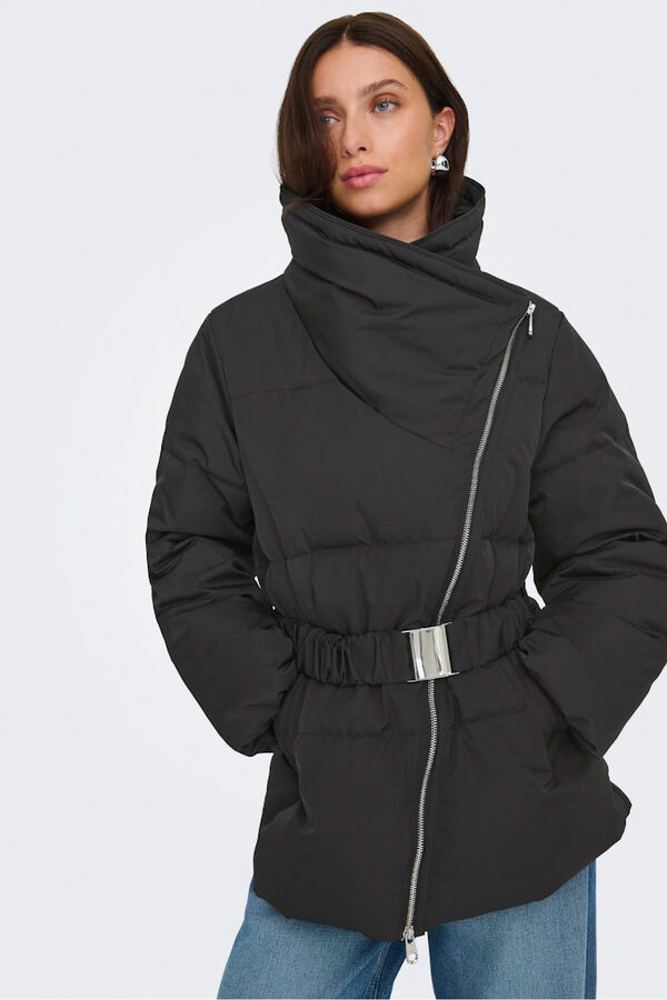 Only Gepolsterte Jacke Schwarz