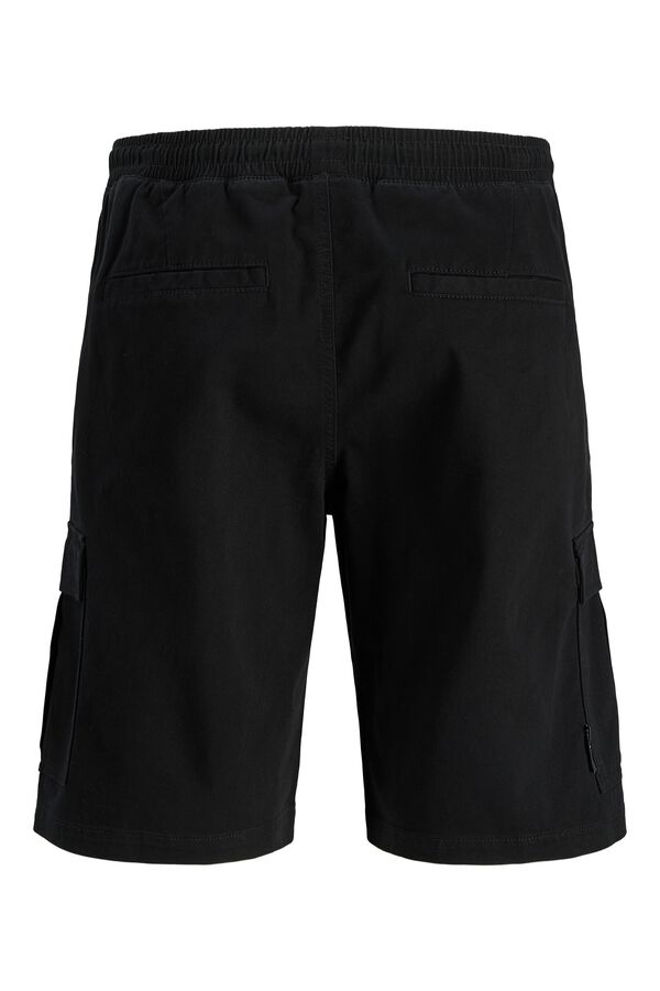Jack & Jones Bermuda cargo relaxed fit negro