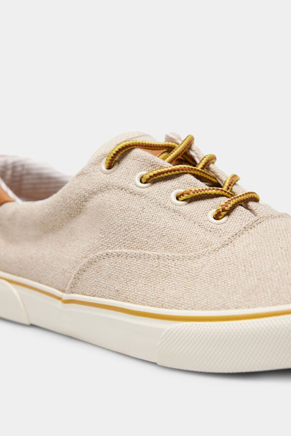 Springfield Rustic organic cotton trainers natural