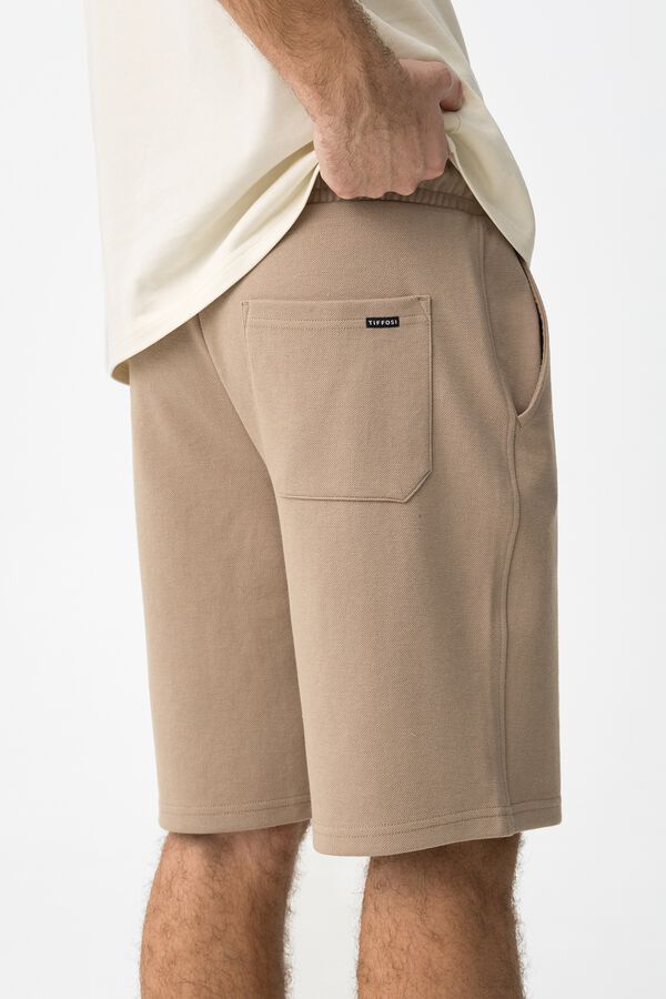 Tiffosi Bermudas cord&oacute;n ajustable beige