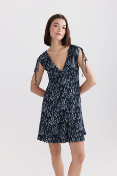 Springfield Short dress with shoulder ties