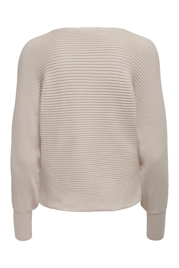 Only Boat neck jumper brown