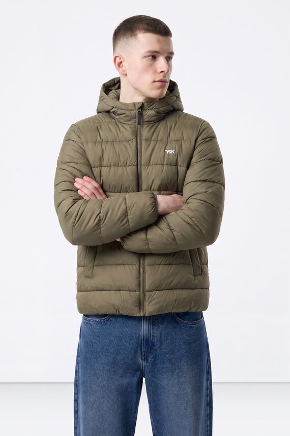 Chaqueta acolchada con capucha