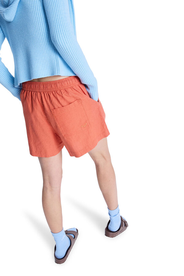 Roxy Elasticated waist beach short rouge