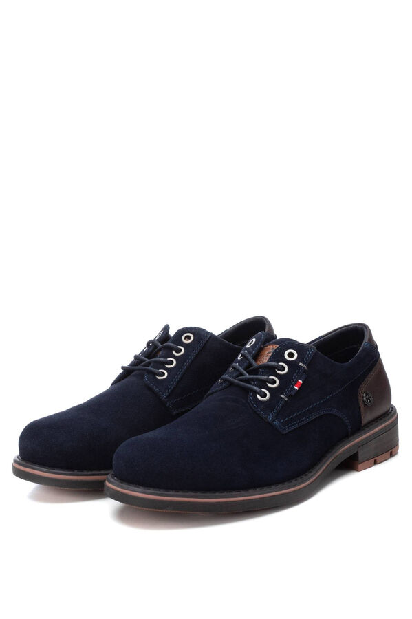 XTI Zapato De Hombre Serraje azul