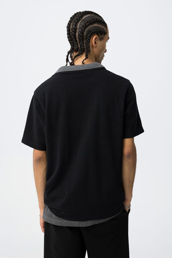 Tiffosi Young Shorts jogger cord&oacute;n ajustable negro