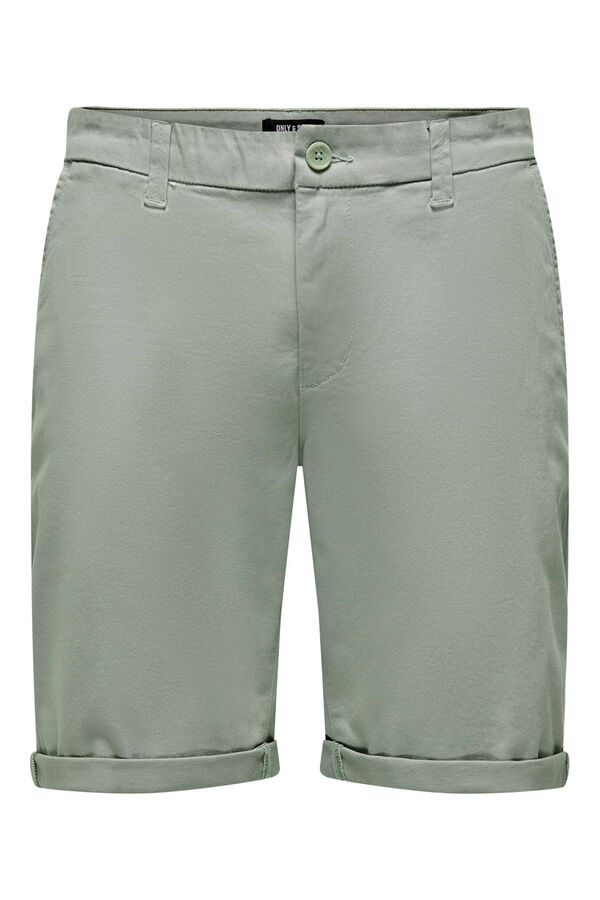 Springfield Chino-style Bermuda shorts gray
