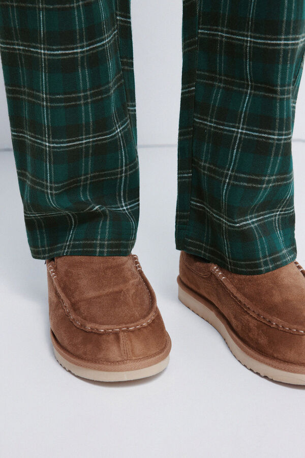 Springfield Mocassim de casa cru