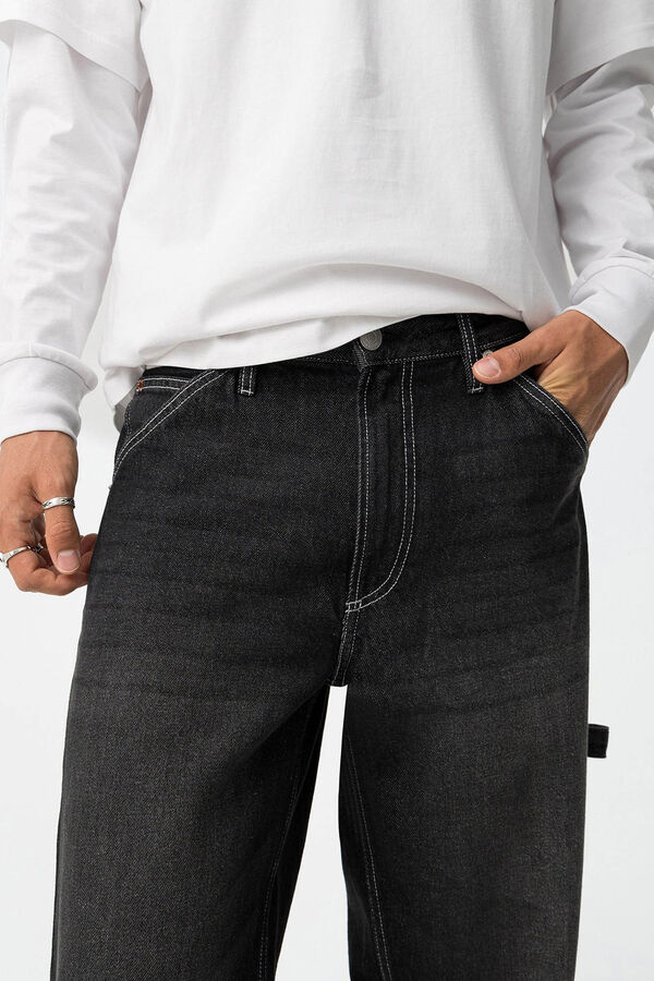 Tiffosi Young Super Baggy Fit Jeans black