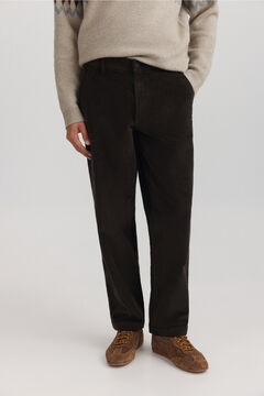 Springfield Corduroy straight fit chinos