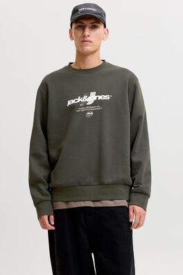 Sudadera relaxed estampada