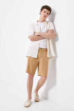 Springfield Rustic Bermuda shorts medium beige