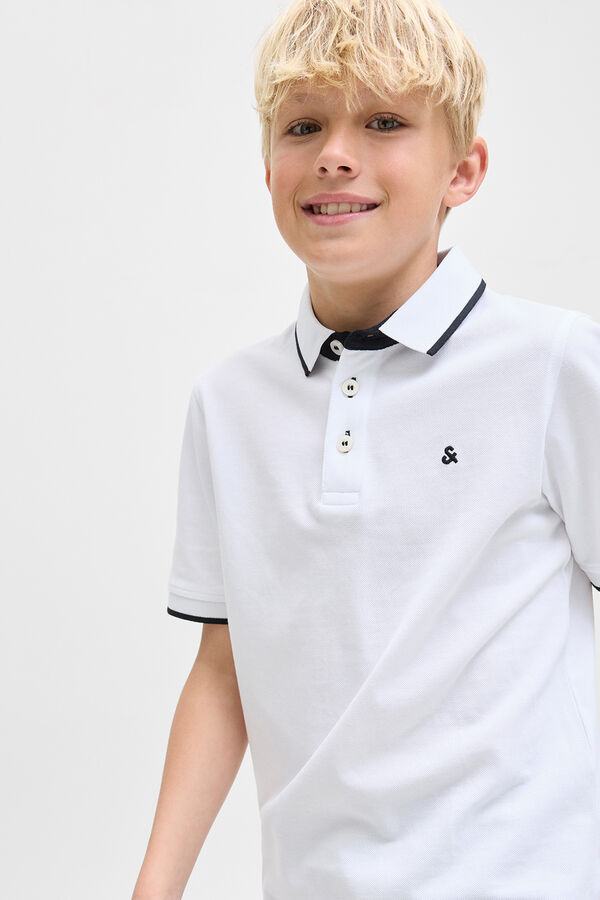 Jack & Jones Junior Classic polo shirt white