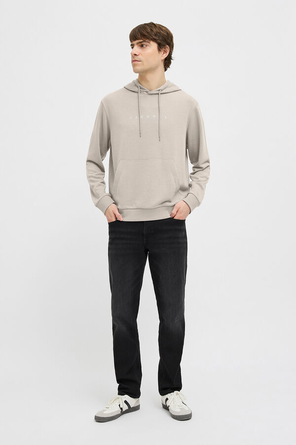JJ REBEL Essential hooded sweatshirt grey