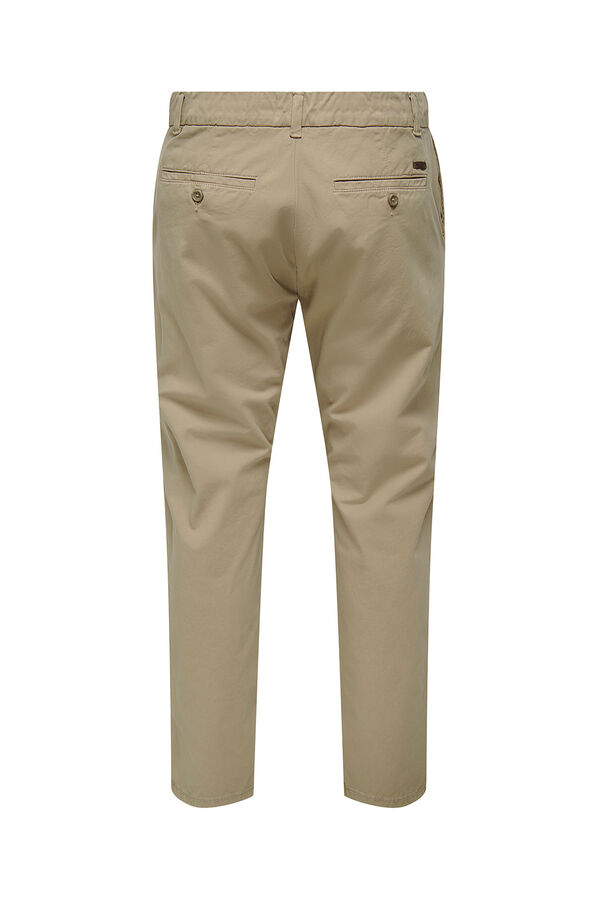 Only & Sons Lange Hose im regular fit Grau