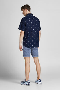 Springfield Men's Chino-style cotton Bermuda shorts lila