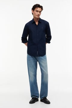 Tommy Jeans Camisa regular fit popel&iacute;n