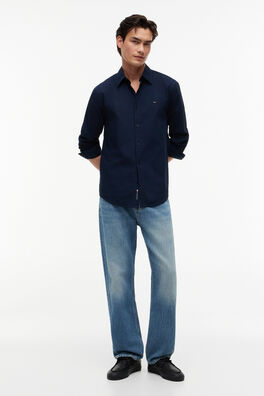 Camisa regular fit popelín