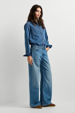 Pepe Jeans Cal&ccedil;a jeans perna larga