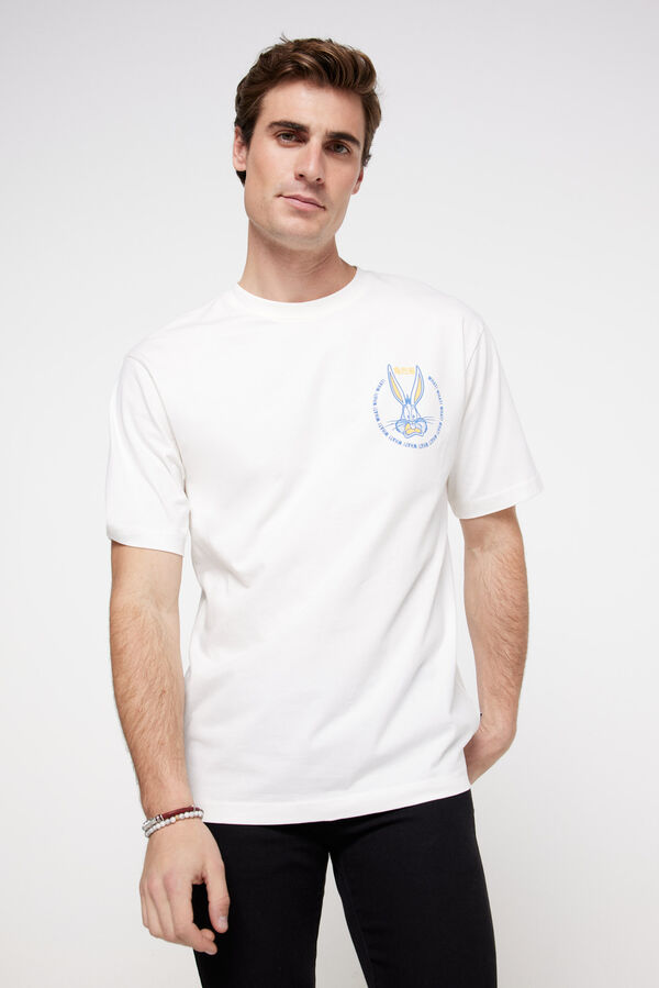 Springfield Looney Tunes short sleeve T-shirt white