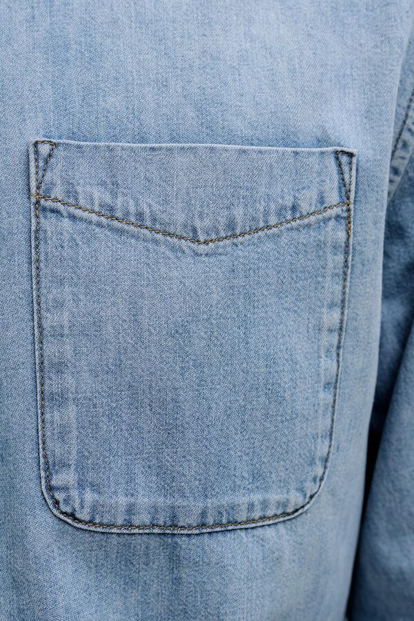 Jack & Jones Denim regular shirt blue