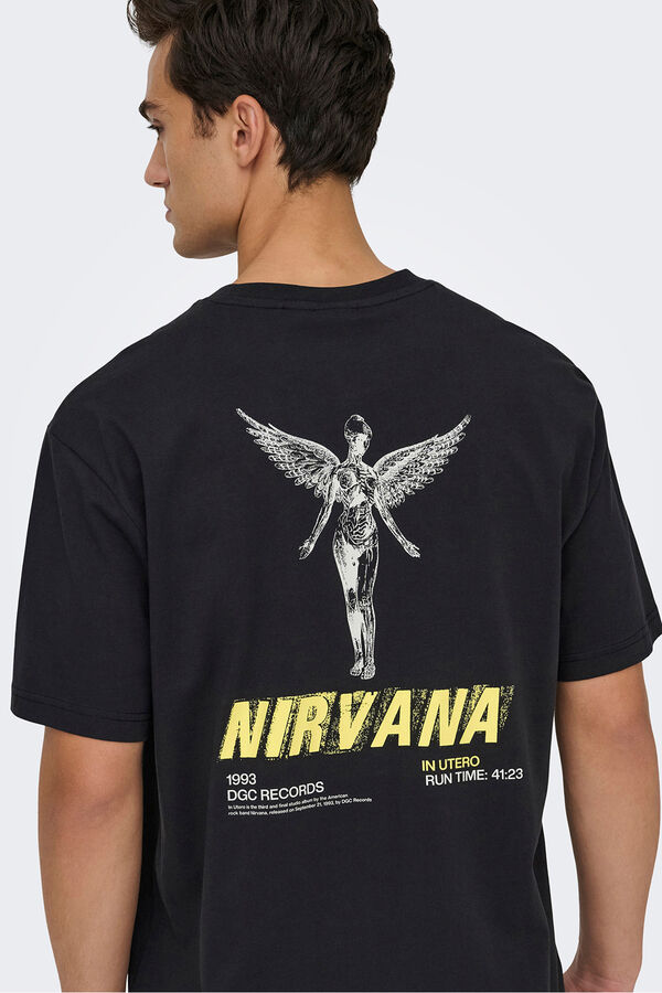 Only & Sons Short-sleeved T-shirt black