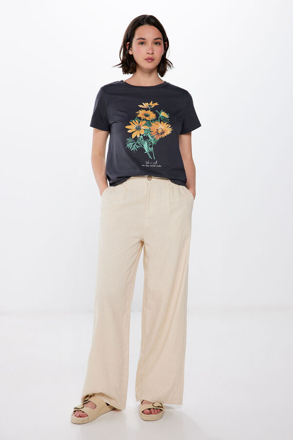 Springfield T-shirt "Take a wish" blanc