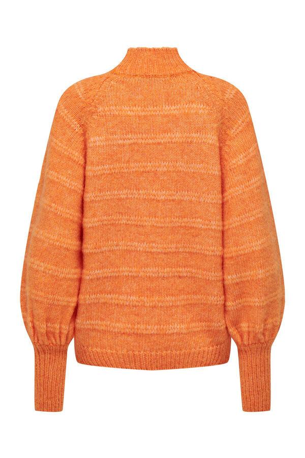 Springfield High neck jersey-knit jumper red