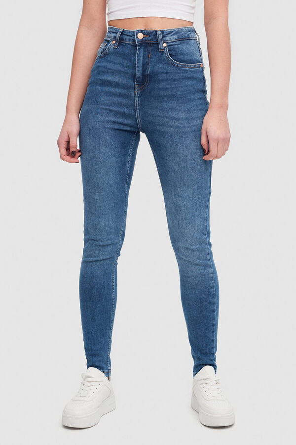 Springfield Jeans Skinny High Rise blau