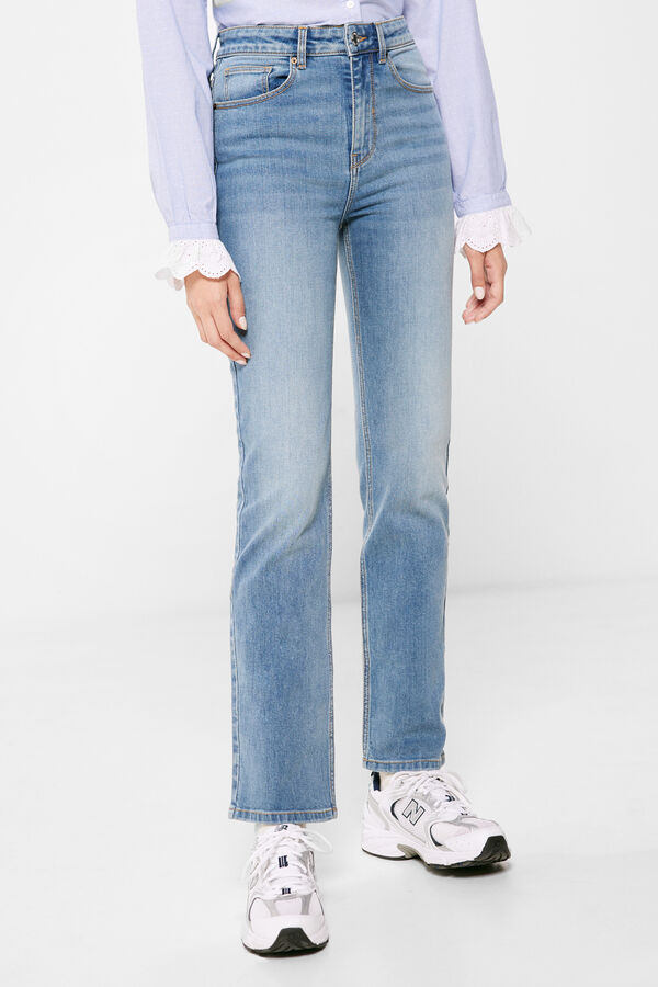 Springfield Jeans Straight Lavado Sostenible azul medio