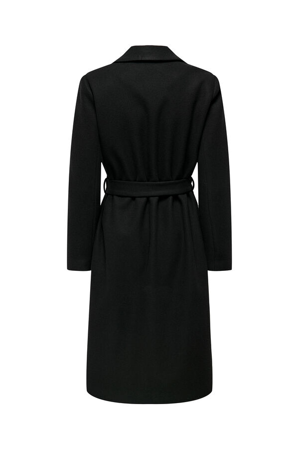 Only Long cloth coat black