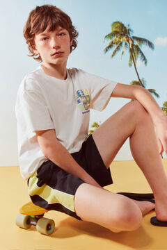 Springfield Kids Fato de banho de crian&ccedil;a com contraste