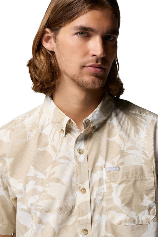 Columbia Printed short sleeve shirt white