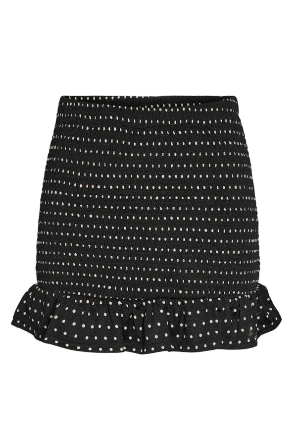 Noisy May Honeycomb short skirt black