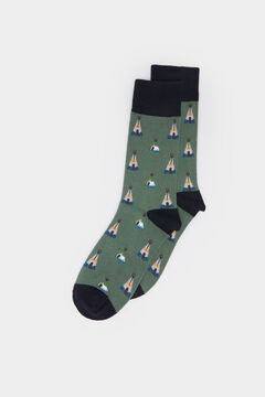 Springfield Long teepee socks green