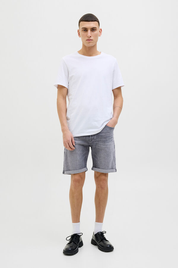 Jack & Jones Denim regular Bermuda shorts grey