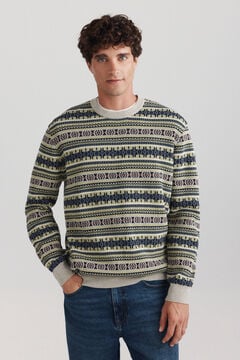 Springfield Multicoloured jacquard jumper