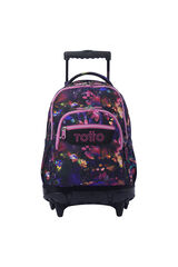 Totto Mochila Renglones negro