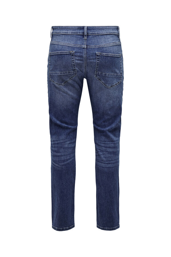 Springfield Slim fit jeans plava