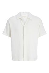 Jack & Jones Junior Camisa resort manga corta blanco