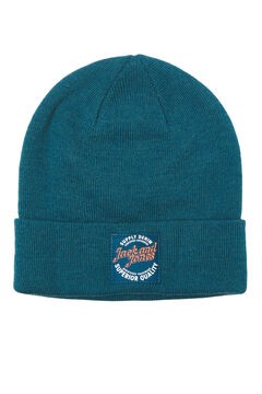 Springfield Knit beanie hat with recycled polyester bluish